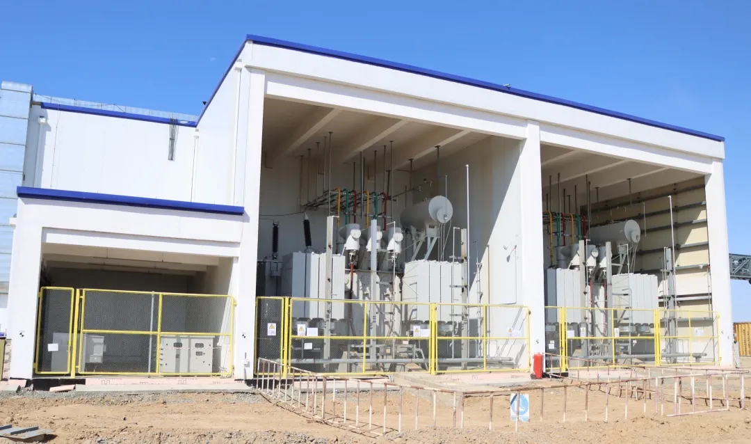 華陸哈薩克斯坦IPCI項目總變電站受電成功