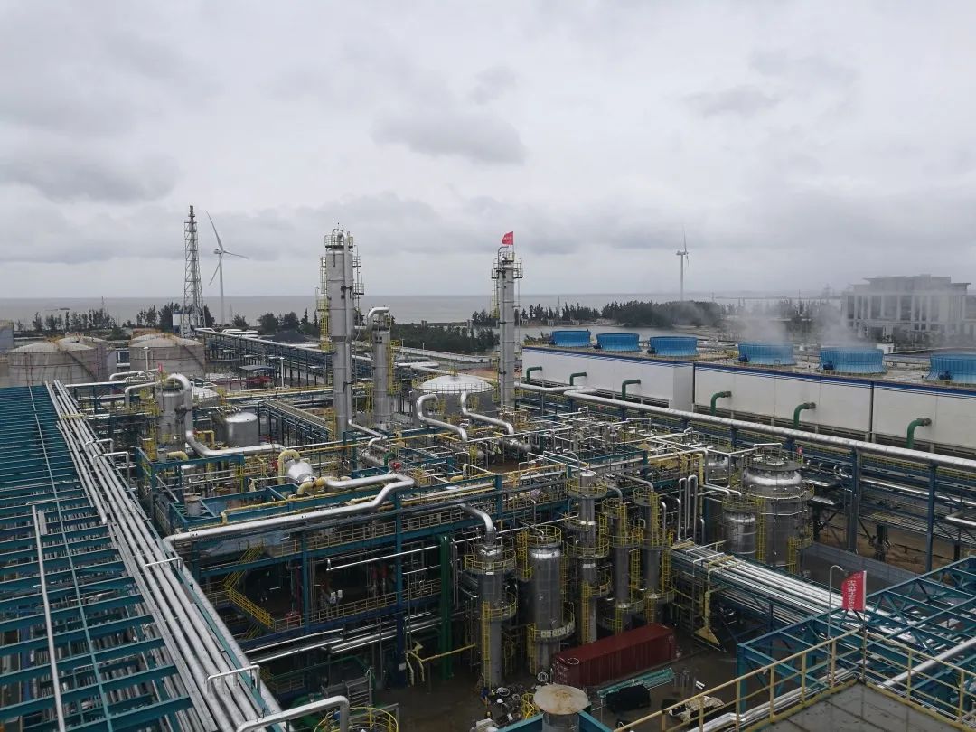 海南華盛年產(chǎn)24萬噸雙酚A裝置一次投料開車成功