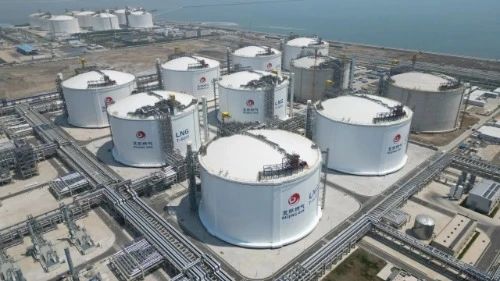 北京燃氣天津南港LNG應急儲備項目儲罐二階段工程 投產成功