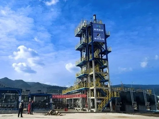 國內首套千噸級費托合成一步法制航空煤油餾分油 柔性中試項目投料開車一次成功