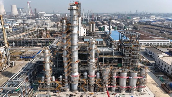 廣西石化柴油吸附項目如期機械中交